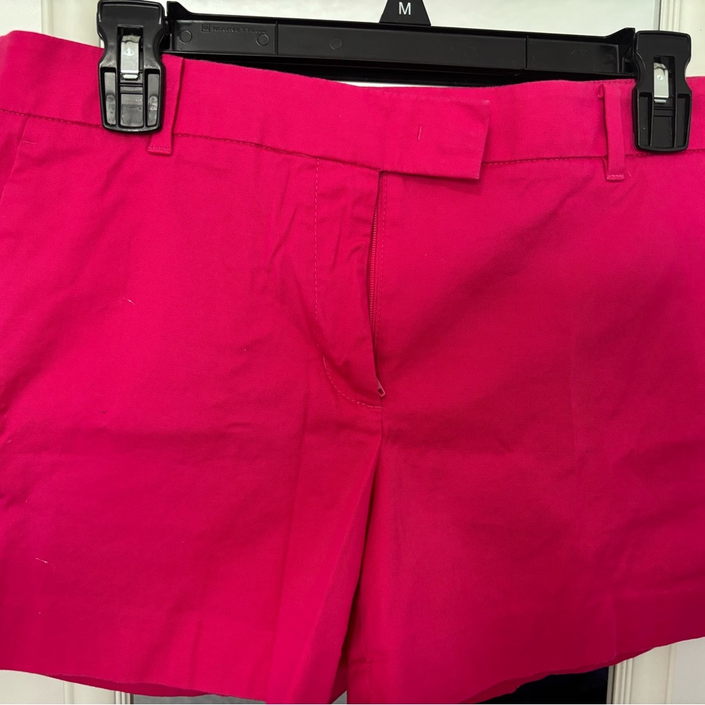 Ann Taylor Hot Pink Tailored Bermuda Shorts